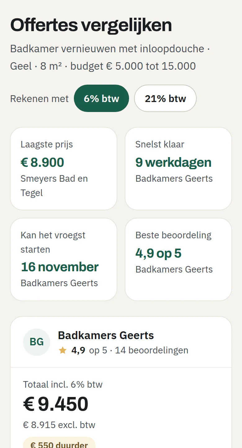 Scherm op gsm: Offertes vergelijken, met de laagste prijs, wie het snelst klaar is, wie het vroegst kan starten en de beste beoordeling.